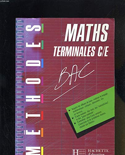Maths, terminales C, E