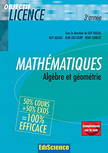 Mathématiques, algèbre et géométrie : 3e année