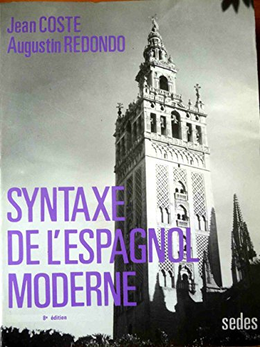 syntaxe de l espagnol moderne