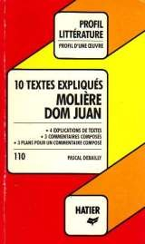 molière, "dom juan" : 10 textes expliqués