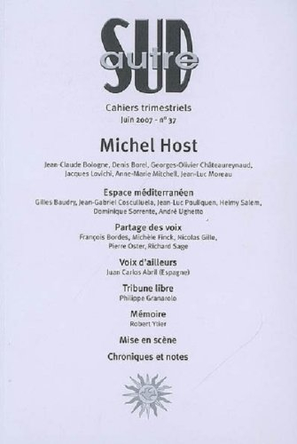 Autre Sud, n° 37. Michel Host