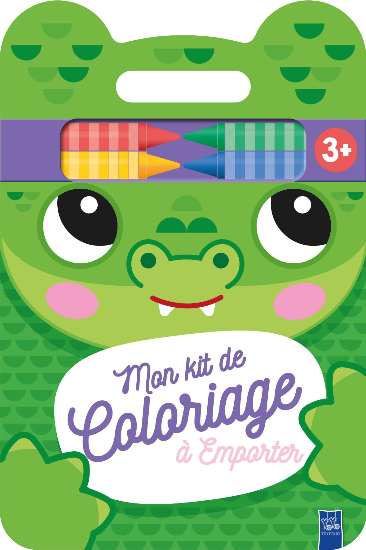 Crocodile : mon kit de coloriage à emporter, 3+
