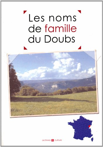 Les noms de famille du Doubs