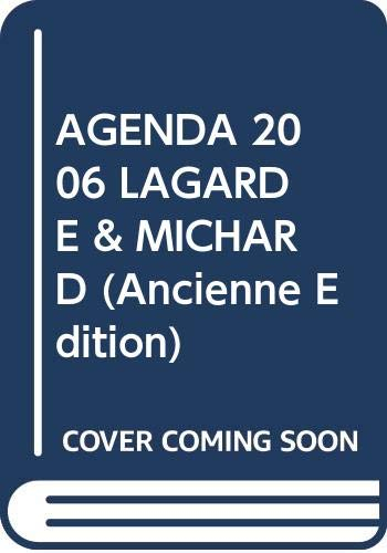 Agenda Lagarde et Michard 2006