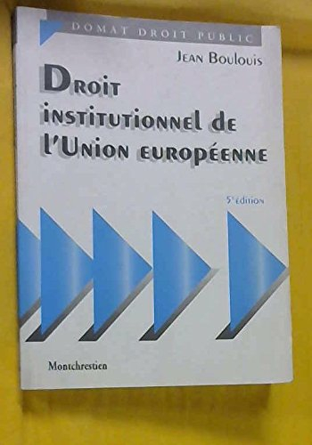 droit institutionnel de l'union européenne
