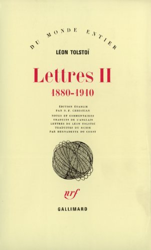 Lettres. Vol. 2. 1880-1910