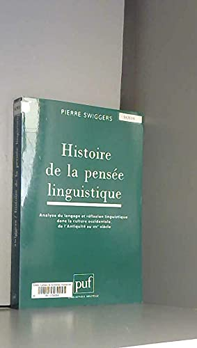 Histoire de la pensée linguistique
