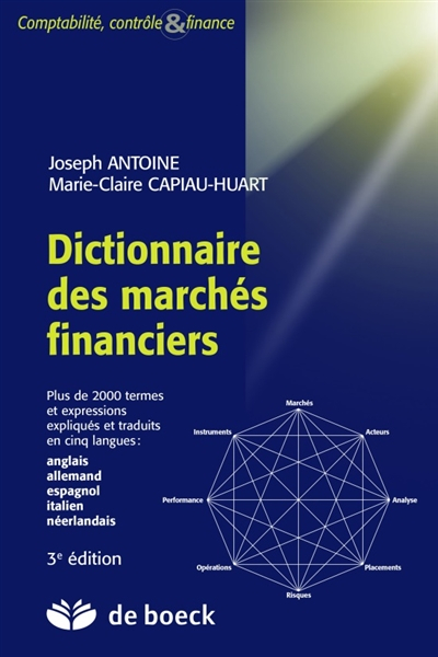 Dictionnaire des marchés financiers : plus de 2.000 termes et expressions expliqués et traduits en c