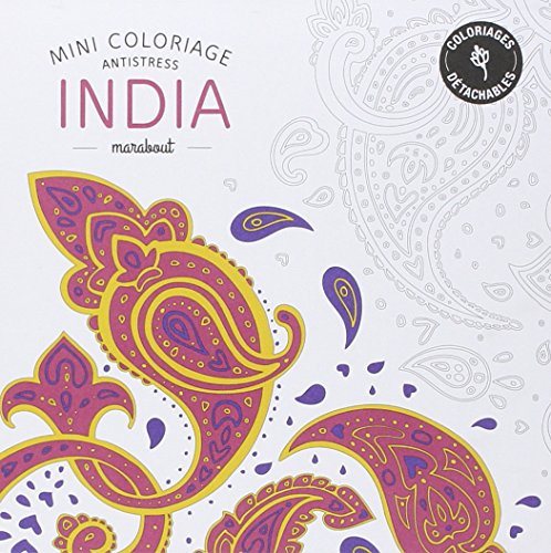 India : mini coloriage antistress