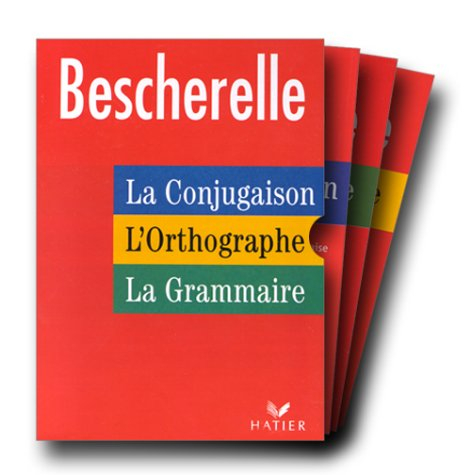 bescherelle : la conjugaison - l'orthographe - la grammaire (coffret de 3 volumes)