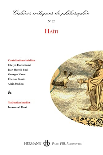Cahiers critiques de philosophie, n° 25. Haïti
