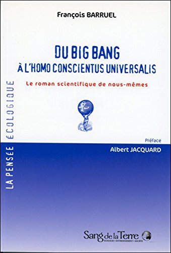 Du big bang à l'homo conscientus universalis : le roman scientifique de nous-mêmes