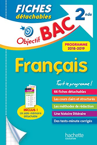 Français 2de : fiches détachables : programme 2018-2019