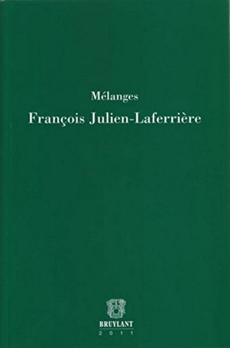 Mélanges François Julien-Laferrière