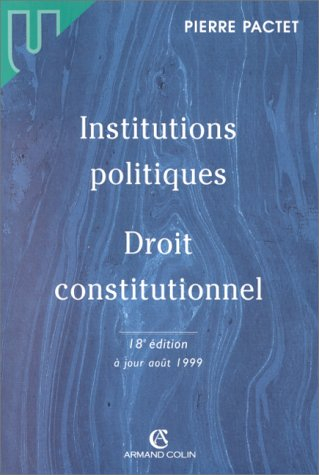 institutions politiques, droit constitutionnel