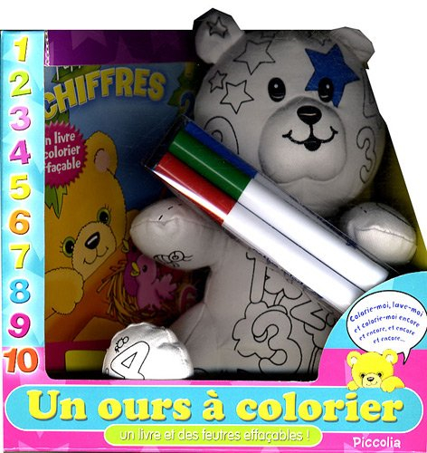 Peluche à colorier : ours