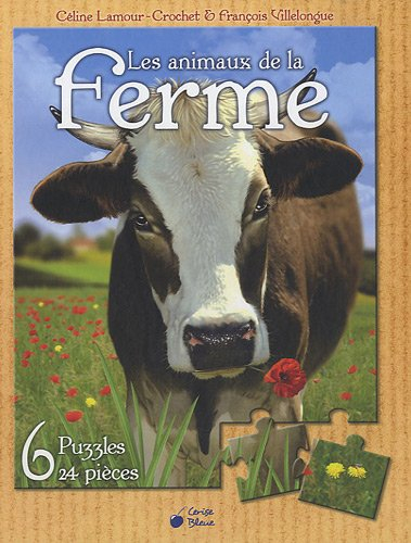 Les animaux de la ferme : 6 puzzles 24 pièces