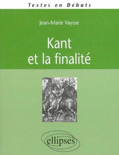 Kant et la finalité
