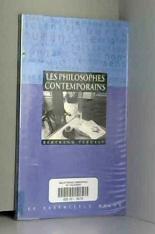 Les philosophes contemporains