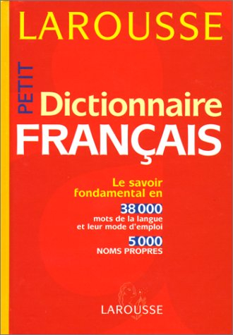 petit dictionnaire français