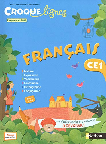 Croque-lignes : français CE1 : programmes 2008