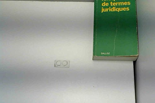 lexique de termes juridiques