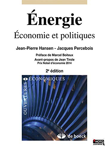 Energie : économie et politiques