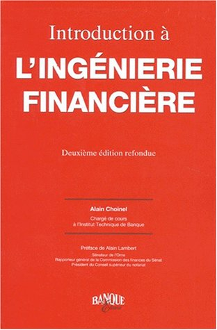 introduction  a l'ingenierie financiere. 2ème édition