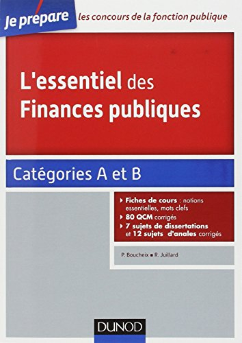 L'essentiel des finances publiques : catégories A et B