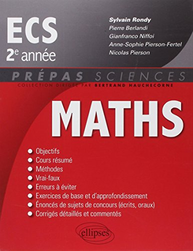 Mathématiques ECS : 2e année