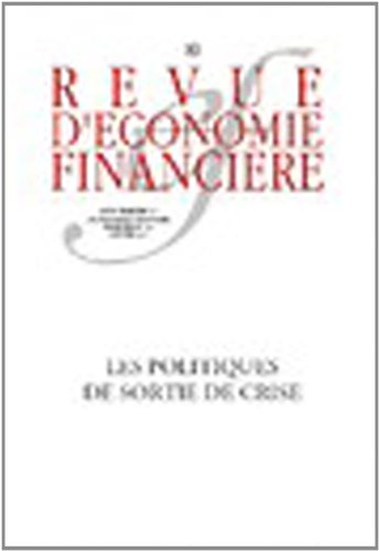 Revue d'économie financière, n° 103. Les politiques de sortie de crise