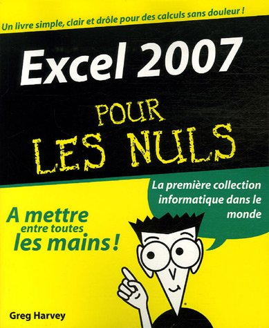 Excel 2007 pour les nuls