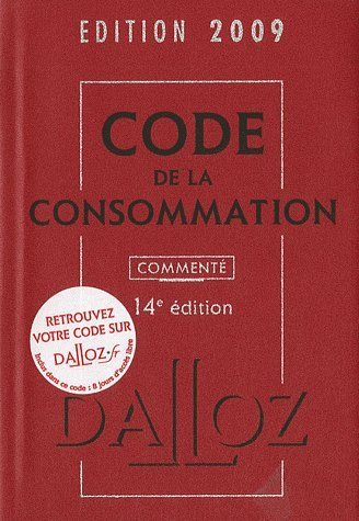 Code de la consommation 2009
