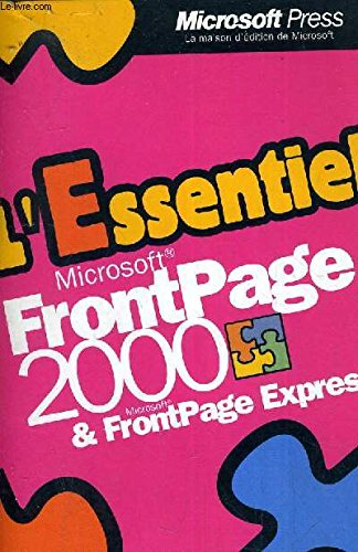 Microsoft FrontPage 2000 et Microsoft FrontPage Express