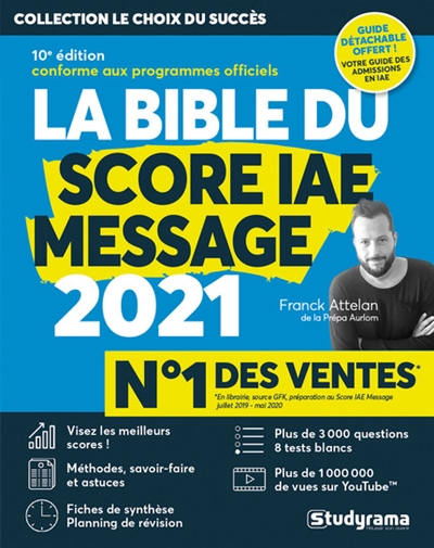 La bible du Score IAE Message : 2021