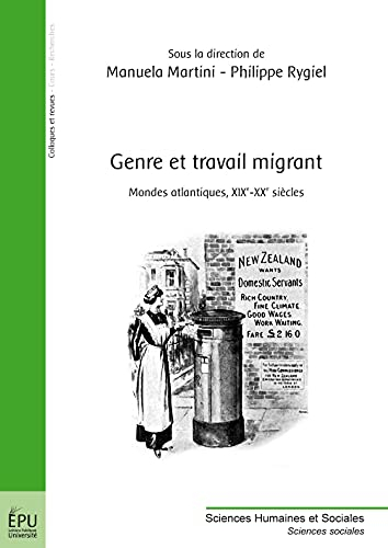 Genre et travail migrant : mondes atlantiques, XIXe-XXe siècles