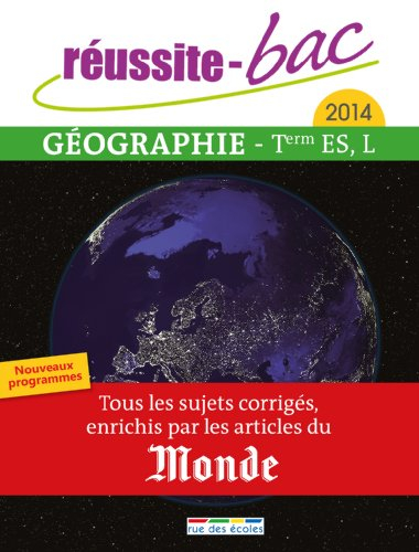 Géographie terminale ES, L : 2014