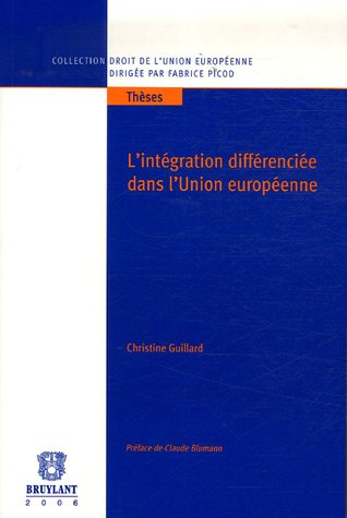L'intégration différenciée dans l'Union européenne