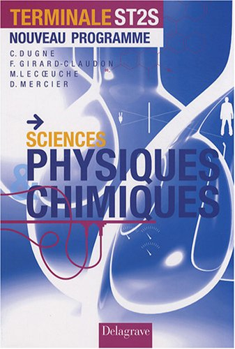 Sciences physiques chimiques, terminale ST2S : nouveau programme