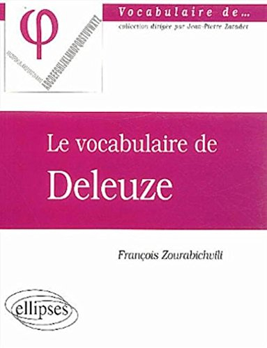 Le vocabulaire de Deleuze