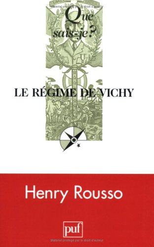 Le régime de Vichy