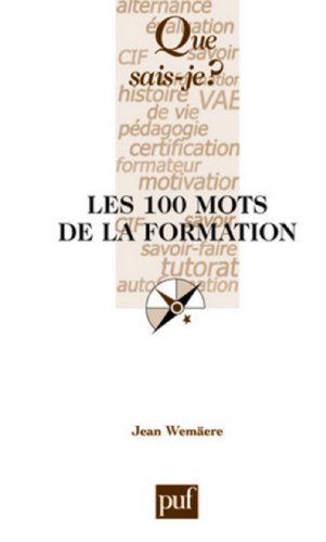 Les 100 mots de la formation