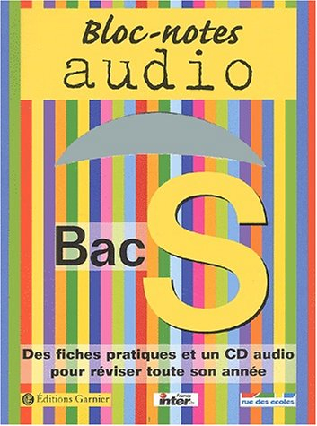 bloc-notes : bac s (1 livre , 1 cd audio)