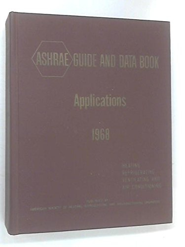 Ashrae guide & data book applications 1968 de Various | Recyclivre