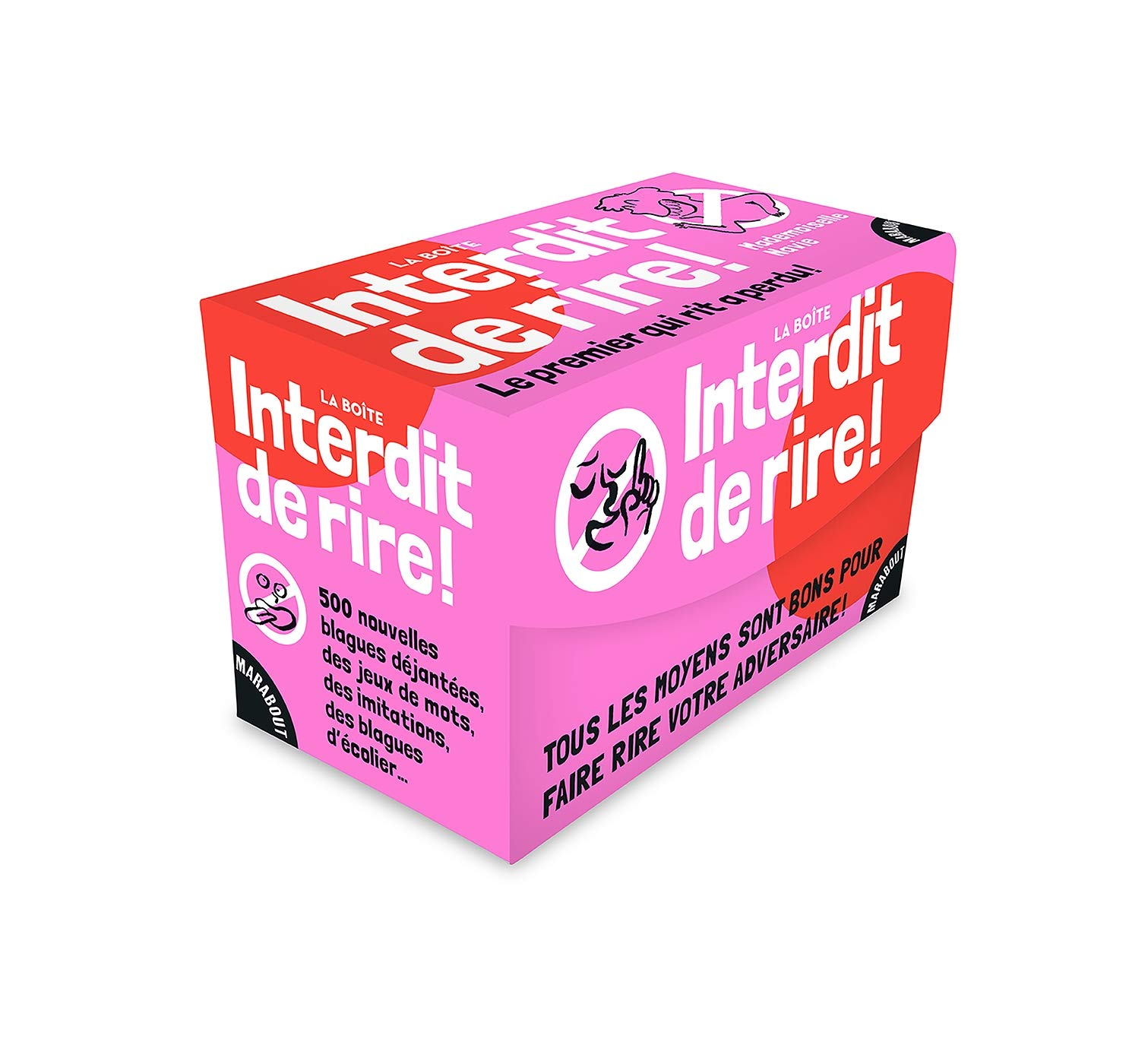 La boîte Interdit de rire ! : le premier qui rit a perdu !