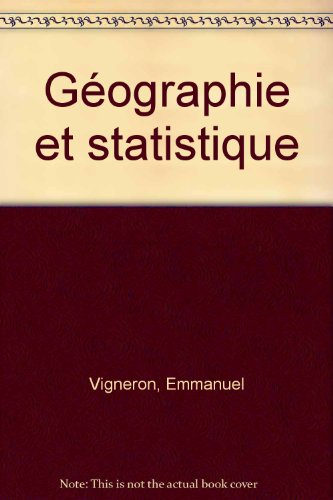 Géographie et statistique