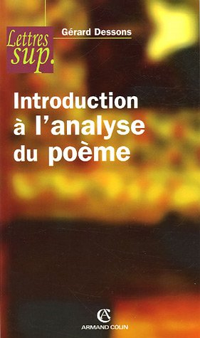 Introduction à l'analyse du poème