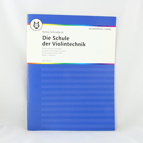 Ecole de la technique Volume 1 (Schule der violintech - Vl solo