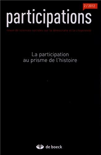Participations : revue de sciences sociales sur la démocratie et la citoyenneté, n° 2 (2012). La par
