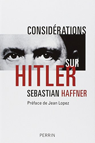 Considérations sur Hitler